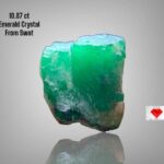 Crown Jewel of Swat: A Magnificent 10.87ct Emerald Crystal (11.78 x 11.63 x 11.01 mm)