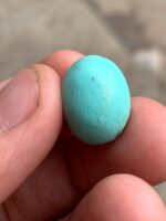 Charming 12.85ct Afghan Turquoise Cabochon – A Gem of Natural Splendor - Image 3