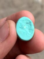 Charming 12.85ct Afghan Turquoise Cabochon – A Gem of Natural Splendor - Image 7