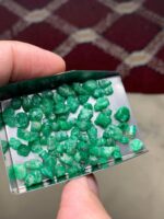 63.40 ct Emerald Rough Lot Swat – Thick Natural Crystals with Strong Form - Image 7