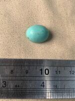 Charming 12.85ct Afghan Turquoise Cabochon – A Gem of Natural Splendor - Image 10