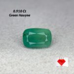 Most Rare 0.910 ct Green Hauyne from Badakhshan, Afghanistan