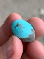 Afghan Turquoise Cabochon: 20.75 Carat Natural Gemstone - Image 3