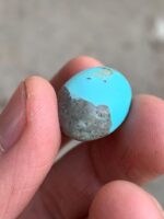 Afghan Turquoise Cabochon: 20.75 Carat Natural Gemstone - Image 4