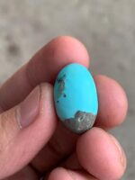 Afghan Turquoise Cabochon: 20.75 Carat Natural Gemstone - Image 6