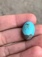 Afghan Turquoise Cabochon: 20.75 Carat Natural Gemstone - Image 9