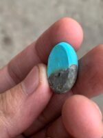 Afghan Turquoise Cabochon: 20.75 Carat Natural Gemstone - Image 10