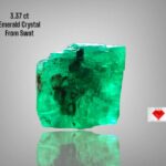 3.37 ct Swat Emerald Crystal — Natural Elegance in a Compact Size