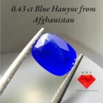Rare 0.43 Carat Blue Hauyne Gemstone – A True Afghan Treasure
