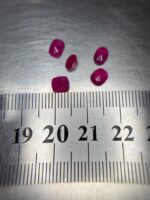 4.11 Carat Afghan Ruby Faceted Lot – Elegant Natural Red Gemstones (4.15 × 6.10 × 2.92 mm) - Image 11