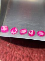 4.11 Carat Afghan Ruby Faceted Lot – Elegant Natural Red Gemstones (4.15 × 6.10 × 2.92 mm) - Image 4