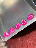 4.11 Carat Afghan Ruby Faceted Lot – Elegant Natural Red Gemstones (4.15 × 6.10 × 2.92 mm) - Image 5