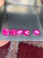 4.11 Carat Afghan Ruby Faceted Lot – Elegant Natural Red Gemstones (4.15 × 6.10 × 2.92 mm) - Image 7