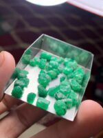 42.80 ct Emerald Rough Lot Swat – Naturally Formed Crystals with Vibrant Green - Image 2