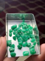 42.80 ct Emerald Rough Lot Swat – Naturally Formed Crystals with Vibrant Green - Image 5