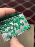 42.80 ct Emerald Rough Lot Swat – Naturally Formed Crystals with Vibrant Green - Image 10