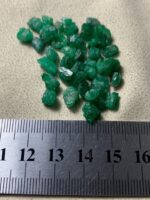 41.50 ct Emerald Rough Lot Swat – Compact Natural Crystals with Rich Tone - Image 11
