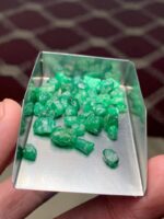 41.50 ct Emerald Rough Lot Swat – Compact Natural Crystals with Rich Tone - Image 4