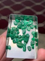 41.50 ct Emerald Rough Lot Swat – Compact Natural Crystals with Rich Tone - Image 6