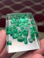 41.50 ct Emerald Rough Lot Swat – Compact Natural Crystals with Rich Tone - Image 7