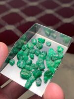 41.50 ct Emerald Rough Lot Swat – Compact Natural Crystals with Rich Tone - Image 8