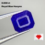 Discover the Beauty of a 0.830ct Royal Blue Hauyne Gemstone