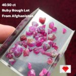 Afghan Ruby Rough Lots – Natural Beauty from the Heart of Asia