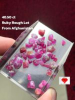 Afghan Ruby Rough Lots – Natural Beauty from the Heart of Asia