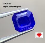 Unveiling the Elegance of a 0.800ct Royal Blue Hauyne: A Gemstone of Rare Beauty