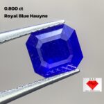 Unveiling the Elegance of a 0.800ct Royal Blue Hauyne: A Gemstone of Rare Beauty