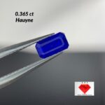 Most Rare 0.345 ct Blue Hauyne from Badakhshan, Afghanistan