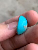 18.50ct Afghan Turquoise Cabochon: Sky-Blue Gemstone - Image 7