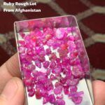 Rare 67.30 ct Afghan Ruby Rough Lot