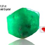 7.37ct Swat Emerald Crystal: A Striking Balance of Depth, Clarity, and Form
