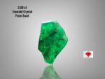 2.00ct Swat Emerald Crystal – Long & Luminous Natural Beauty