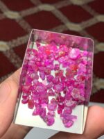 Rare 67.30 ct Afghan Ruby Rough Lot - Image 9