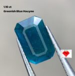 1.10 ct Greenish-Blue Hauyne Gemstone: Rare Collectible