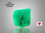 5.00ct Swat Emerald Crystal – Rich Green Color & Classic Hexagonal Form