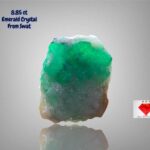8.85ct Swat Emerald Crystal: Large, Vivid Green Gemstone with Natural Brilliance
