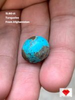 15.80ct Afghan Turquoise Cabochon – Bold Yet Wearable