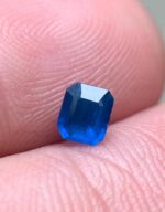 Discover the Rich Beauty of 0.21 ct Royal Blue Hauyne: A Masterpiece in Rectangular Step Cut - Image 5