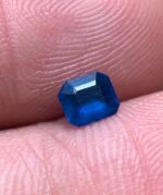 Discover the Rich Beauty of 0.21 ct Royal Blue Hauyne: A Masterpiece in Rectangular Step Cut - Image 6