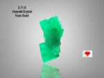 3.71ct Swat Emerald Crystal: Refined Geometry in Raw Green