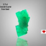 3.71ct Swat Emerald Crystal: Refined Geometry in Raw Green