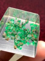 Swat Emerald Rough Lot – 25.71ct Natural Green Gems | 6.33 x 6.43 x 4.10 mm Highlight - Image 4