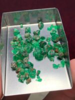 Swat Emerald Rough Lot – 25.71ct Natural Green Gems | 6.33 x 6.43 x 4.10 mm Highlight - Image 5