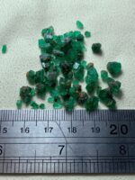 Swat Emerald Rough Lot – 25.71ct Natural Green Gems | 6.33 x 6.43 x 4.10 mm Highlight - Image 8