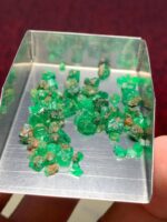 Swat Emerald Rough Lot – 25.71ct Natural Green Gems | 6.33 x 6.43 x 4.10 mm Highlight - Image 9
