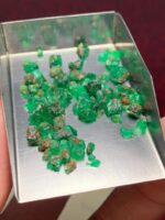Swat Emerald Rough Lot – 25.71ct Natural Green Gems | 6.33 x 6.43 x 4.10 mm Highlight - Image 10