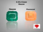 Most Rare 0.58 ct Green Hauyne from Badakhshan, Afghanistan